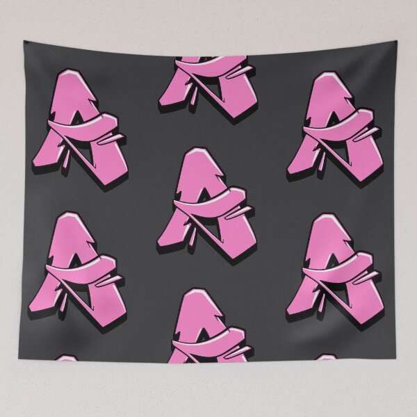 Item preview, Graffiti Letter A (Pink) designed and sold by NameGraffiti.