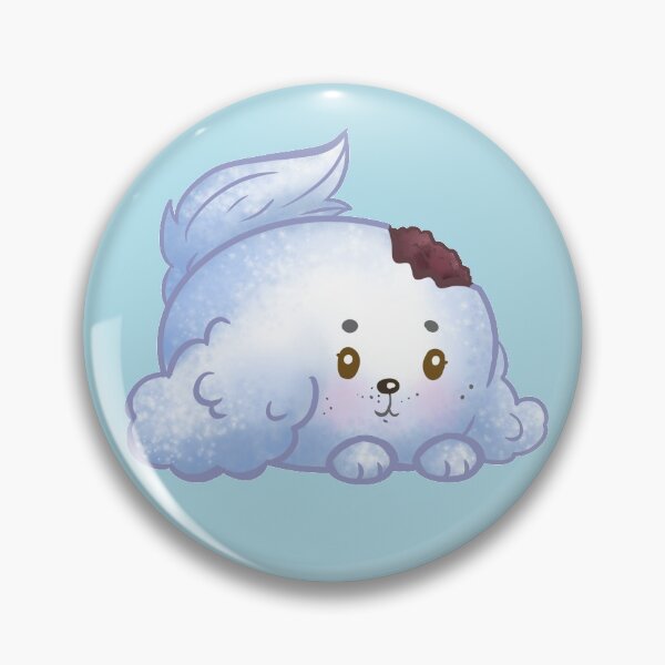 Item preview, Fluffy White Dog Mochi designed and sold by KrissySempai.