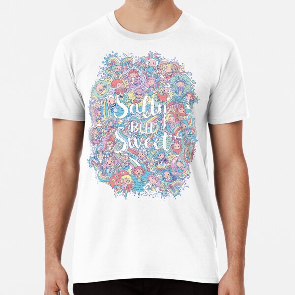 Salty but Sweet Ultimate mermaid design Premium T-Shirt