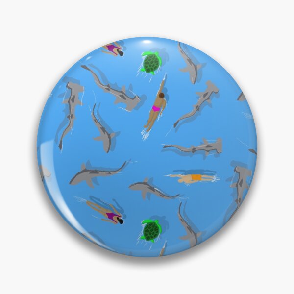 Item preview, Sharks and Swimmers designed and sold by Quick Brown Fox Canada.