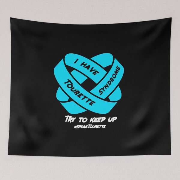 Item preview, I Have Tourettes Try To Keep Up Teal , Tourette Syndrome Awareness  designed and sold by MJDezigns.