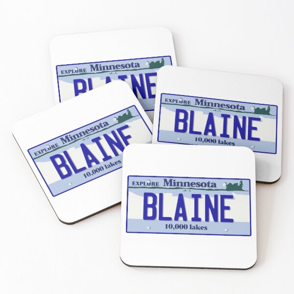Item preview, Blaine MN License Plate designed and sold by Decal Mania.