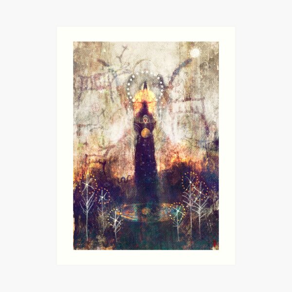 Heagorúna (Mystery) – Keepers of ancient land magick… Art Print