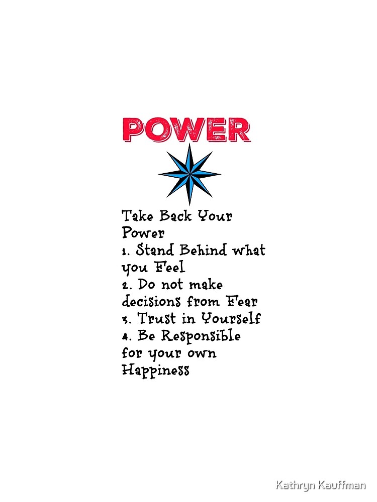 TAKE BACK YOUR PERSONAL POWER by kauffmankathryn