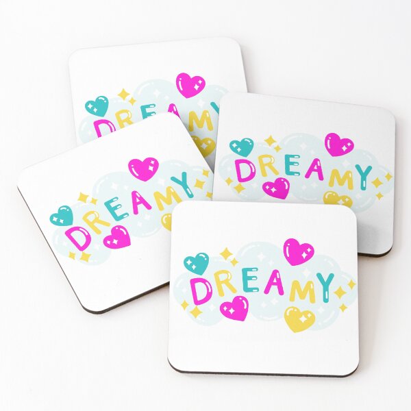 Item preview, cute dreamy typography hearts with cloud designed and sold by art-and-sticker.