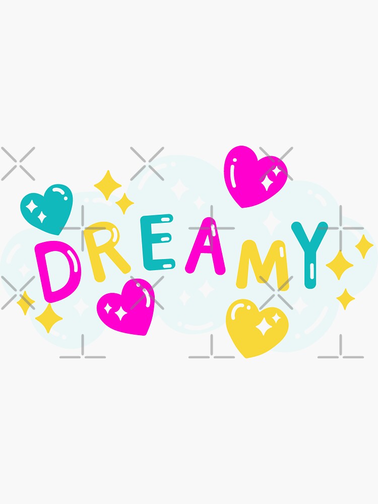 cute-dreamy-typography-hearts-with-cloud-sticker-for-sale-by-art-and