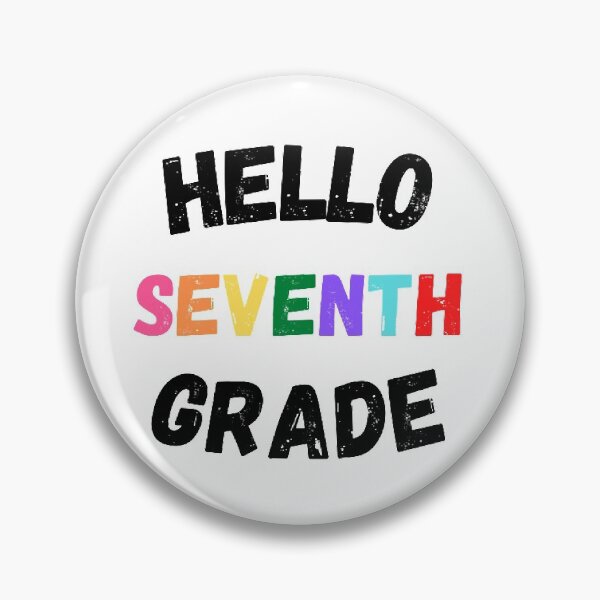 Item preview, Hello Seventh Grade, Cool Back to School  designed and sold by KashifMohiuddin.