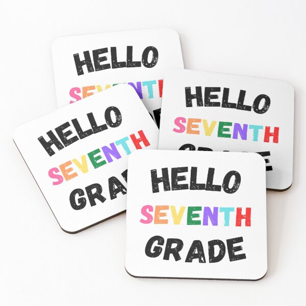 Item preview, Hello Seventh Grade, Cool Back to School  designed and sold by KashifMohiuddin.