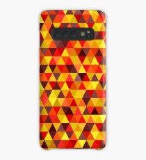 Bright Triangle Pattern In Autumn Colors Case/Skin for Samsung Galaxy