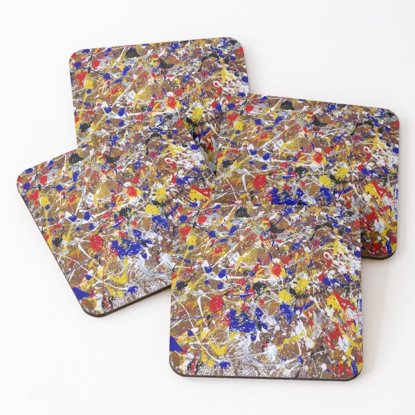 Item preview, Abstract Action Spatter Painting Jackson Pollard style designed and sold by Neilchurcherart.