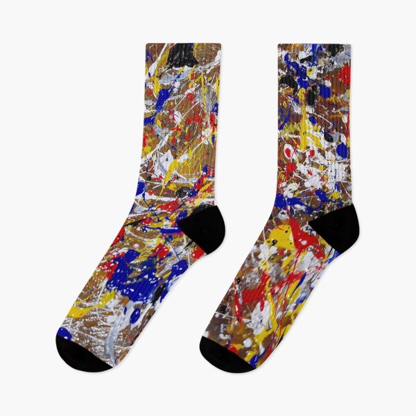 Item preview, Abstract Action Spatter Painting Jackson Pollard style designed and sold by Neilchurcherart.