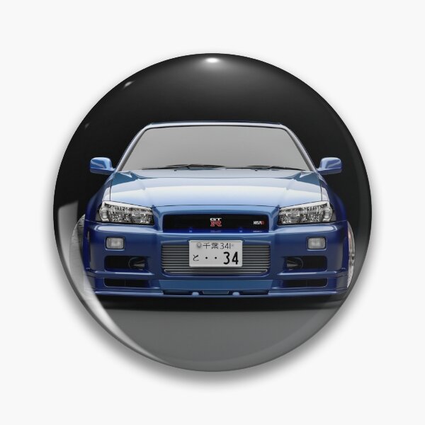 Item preview, Automotive illustration Nissan Skyline GT-R R34 designed and sold by akinamic.