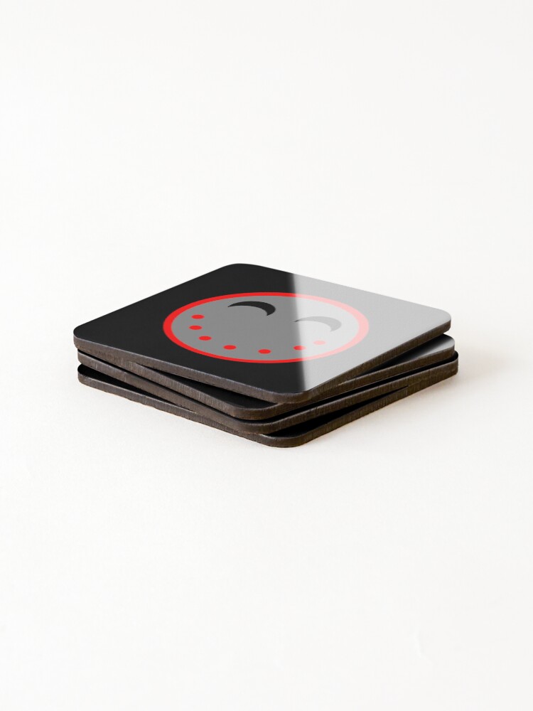 Thumbnail 4 of 5, Coasters (Set of 4), Smiley face designed and sold by red8u.