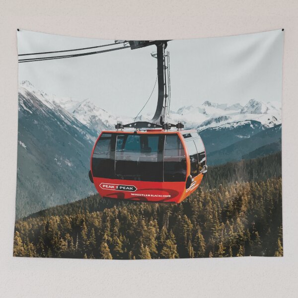 Item preview, Whistler, Canada Travel Illustration designed and sold by Alo.
