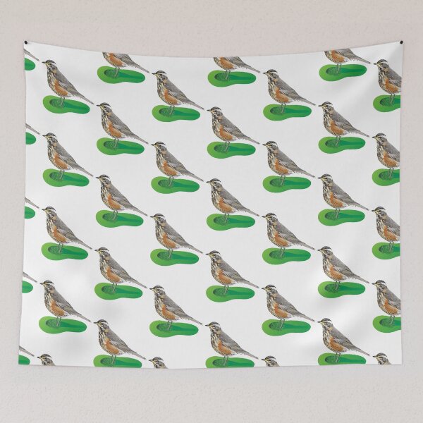 Item preview, Redwing Garden Bird / Woodland Bird Illustration designed and sold by BijouArt.