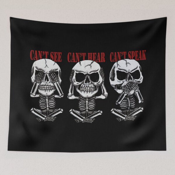 Item preview, 3 Wise Skulls designed and sold by Robertadebona.