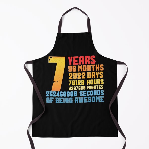 Item preview, 7th Birthday 7 Years Old Vintage Retro 96 Months designed and sold by FucaGirl.