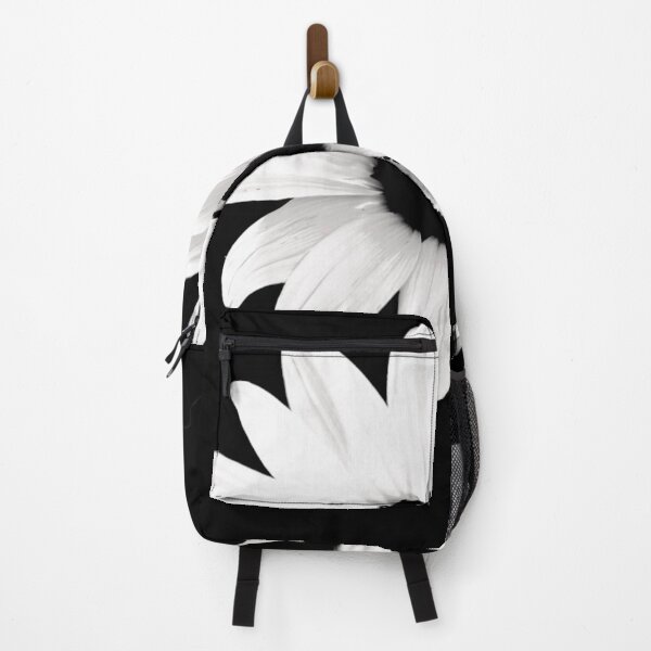 Item preview, white chamomile on a black background with black core designed and sold by filon19931.