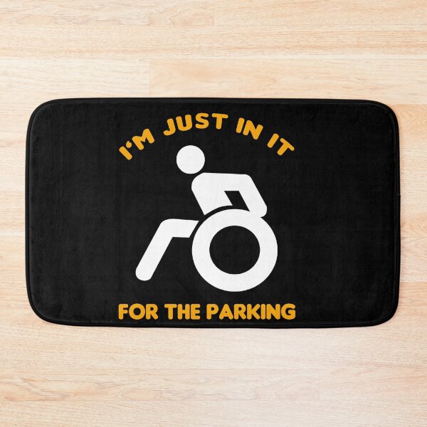 Item preview, Funny Wheelchair Self Ironic Humor Joke designed and sold by Moonpie90.