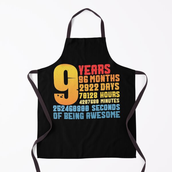 Item preview, 9th Birthday 9 Years Old Vintage Retro 96 Months designed and sold by FucaGirl.