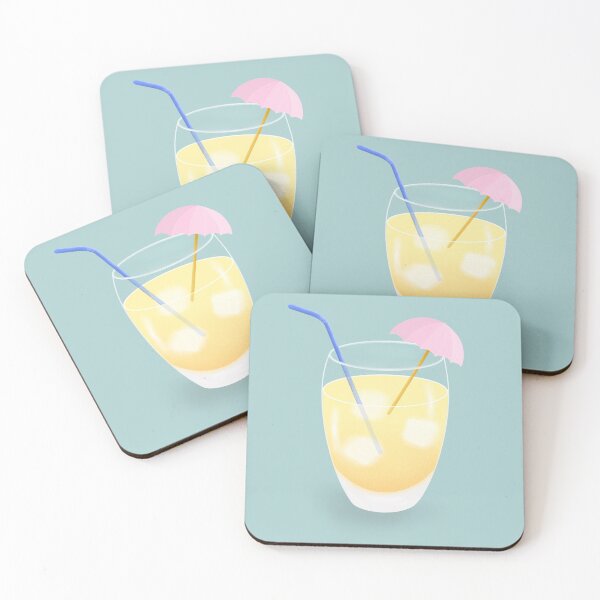 Item preview, Sunset cocktail | tropical summer drink | illustration art  designed and sold by Rinse van Ham.