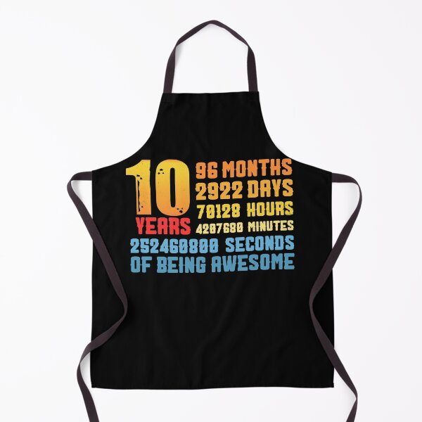 Item preview, 10th Birthday 10 Years Old Vintage Retro 96 Months designed and sold by FucaGirl.