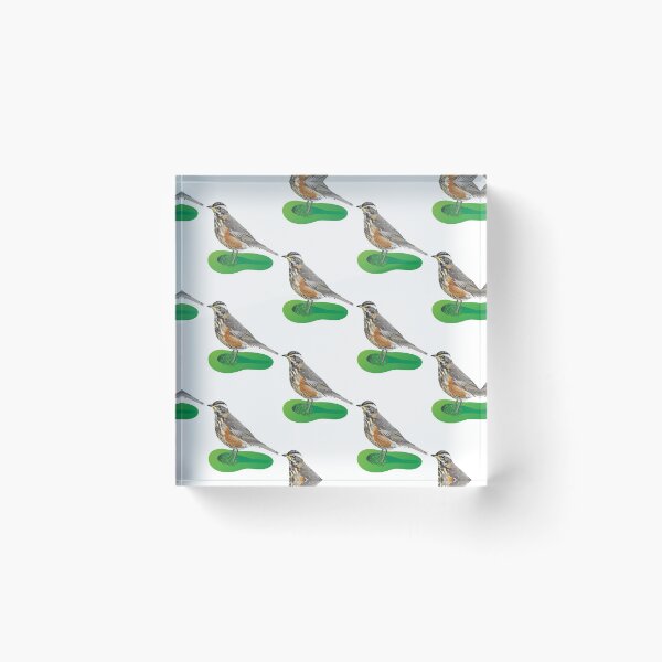 Item preview, Redwing Garden Bird / Woodland Bird Illustration designed and sold by BijouArt.