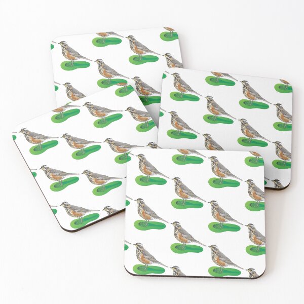 Item preview, Redwing Garden Bird / Woodland Bird Illustration designed and sold by BijouArt.
