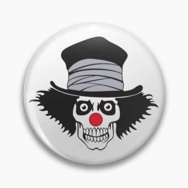 Item preview, Evil Clown Skull In Top Hat designed and sold by MurphyMorganGifts.