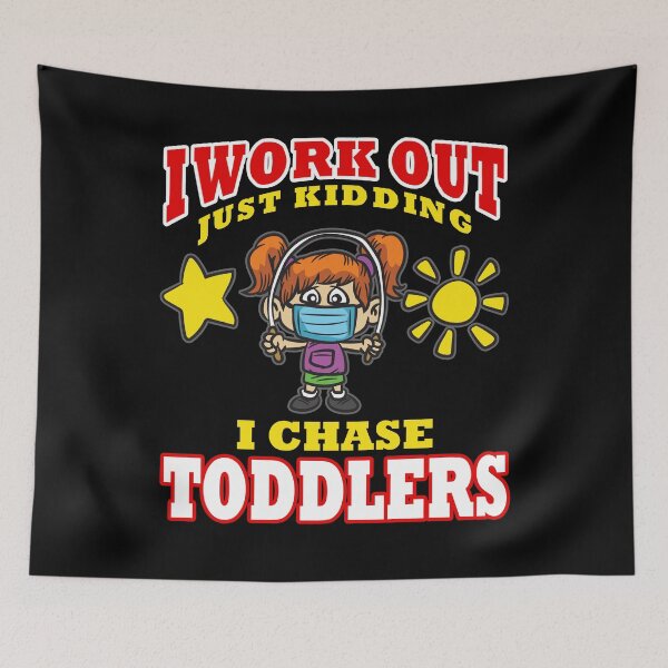 Item preview, I Chase Toddler Funny Kindergarten Teacher Humor  designed and sold by Moonpie90.