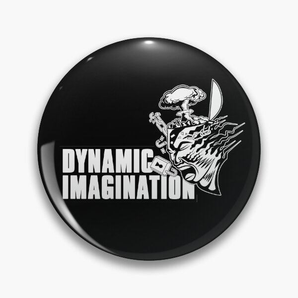 Item preview,  Black & White Dynamic Imagination Logo designed and sold by johnspainart.