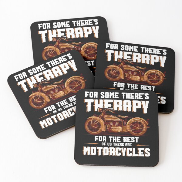 Item preview, Motorcycle Rider Therapy Vintage Biker designed and sold by FucaGirl.