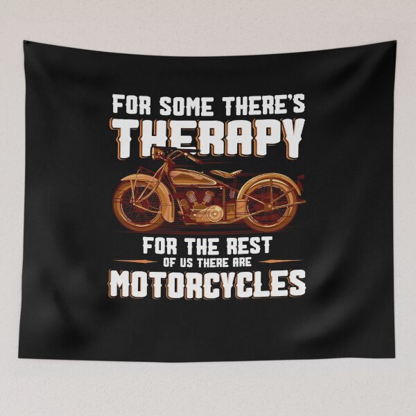 Item preview, Motorcycle Rider Therapy Vintage Biker designed and sold by FucaGirl.