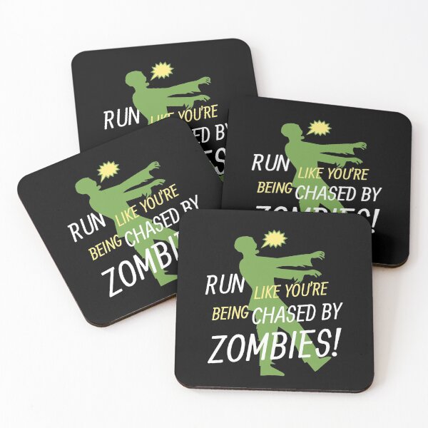 Item preview, run like you are being chased by zombie designed and sold by tangledgayathri.
