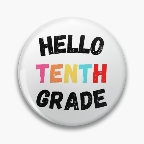 Item preview, Hello Tenth Grade, Cool Back to School  designed and sold by KashifMohiuddin.