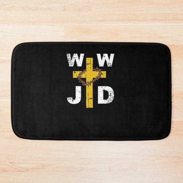 Item preview, WWJD What Would Jesus Do? Christian Faith Savior Christ Lord Grunge designed and sold by Spaceshipsells.