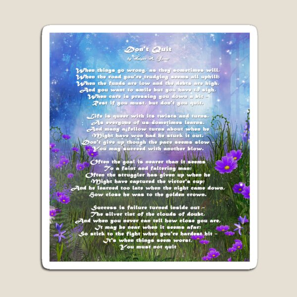 Item preview, Don't Quit designed and sold by Delights.