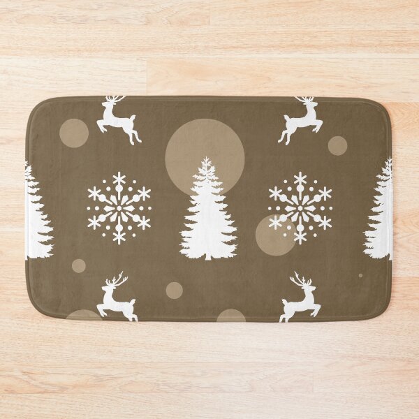 Item preview, Christmas Tree And Reindeer Pattern designed and sold by HolidayOceans.