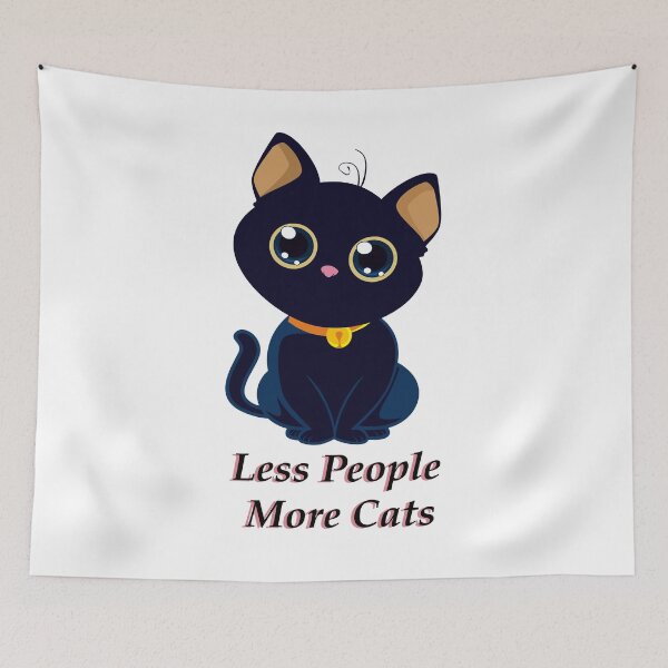 Item preview, Less People More Cats designed and sold by elcapitano12.