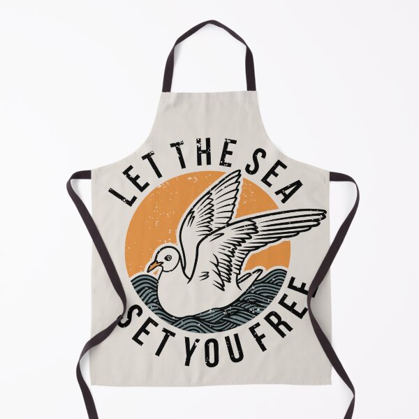 Item preview, Vintage Slogan Typography Let Sea Set You Free designed and sold by Peekonet.