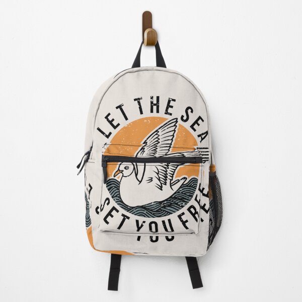 Item preview, Vintage Slogan Typography Let Sea Set You Free designed and sold by Peekonet.