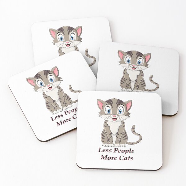 Item preview, Less People More Cats designed and sold by elcapitano12.