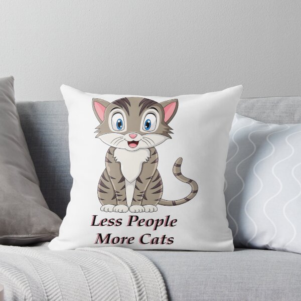 Item preview, Less People More Cats designed and sold by elcapitano12.