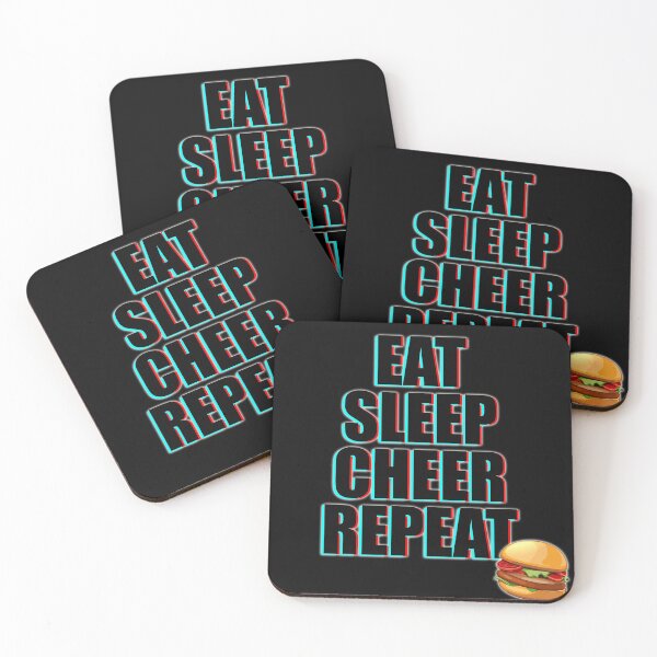 Item preview, Eat Sleep Cheer Repeat designed and sold by NuarzDesign.