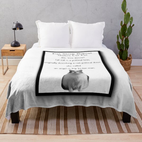 Item preview, Cat Eat Sleep Repeat Makes Fat 11 designed and sold by PodiShawna.