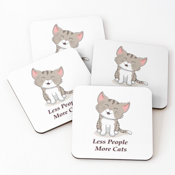 Item preview, Less People More Cats designed and sold by elcapitano12.