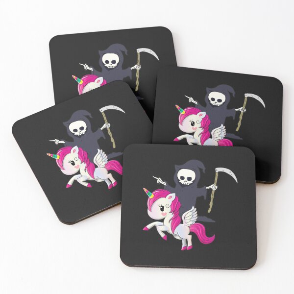 Item preview, Death Riding Unicorn designed and sold by Rainbow Designs.