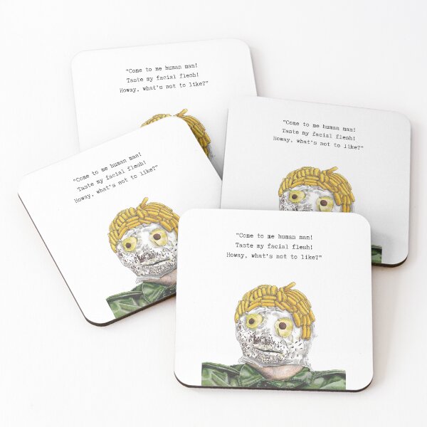 Item preview, Bob Mortimer, Taskmaster, "Come to me human man!" designed and sold by Lucy  Chambers.