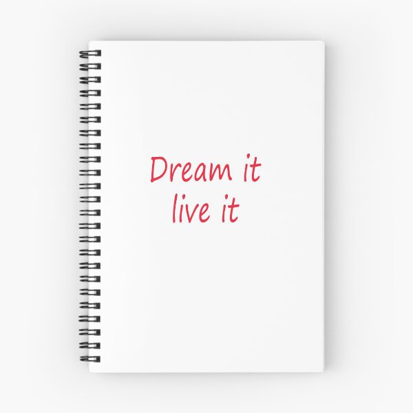 Item preview, Dream It Live It Saying designed and sold by Neilchurcherart.
