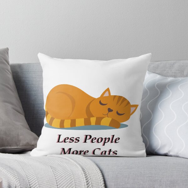 Item preview, Less People More Cats designed and sold by elcapitano12.